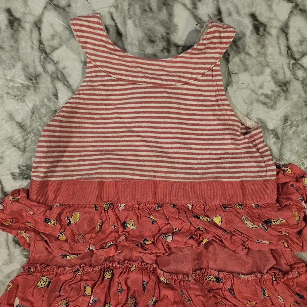 Gymboree Fruit Ruffle Tiered Dress‎ 3t
